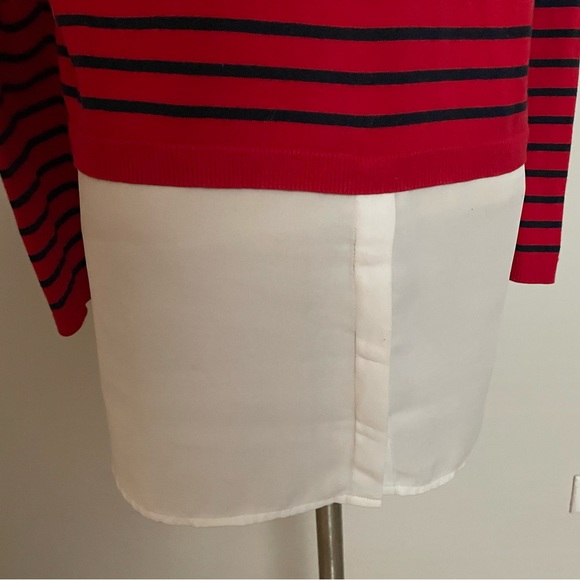 Red and navy stripe sweater - Picture 6 of 7